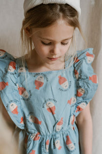 Ruffle dress Morning egg all over | Bobo Choses