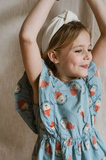 Ruffle dress Morning egg all over | Bobo Choses