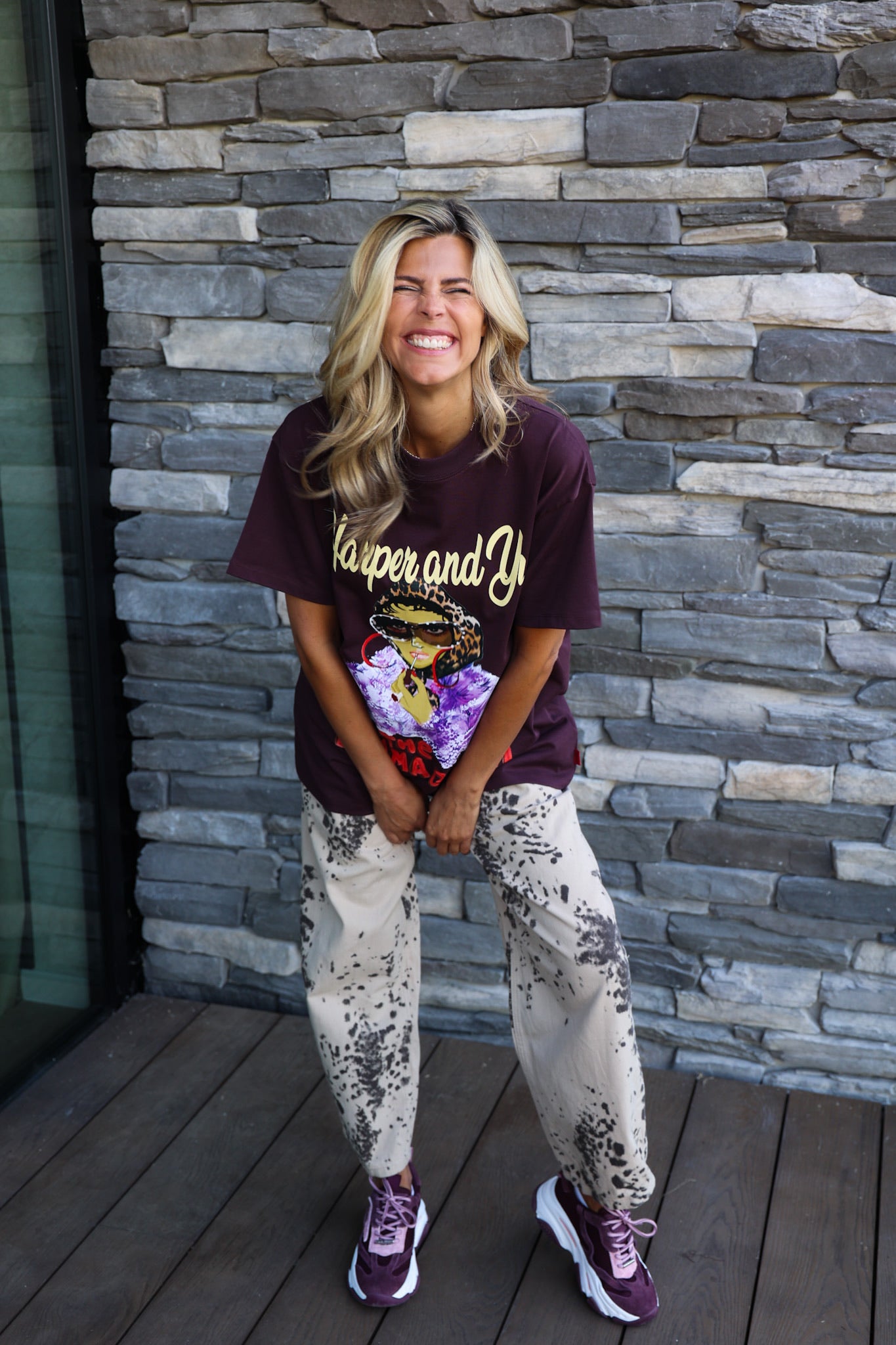 Shirt Dramaqueen | Dark fudge | Harper & Yve