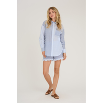 Blouse Mila | Blue/navy | A-view