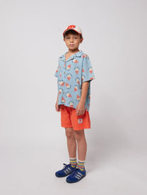 Shirt Morning egg all over | Light denim | Bobo Choses