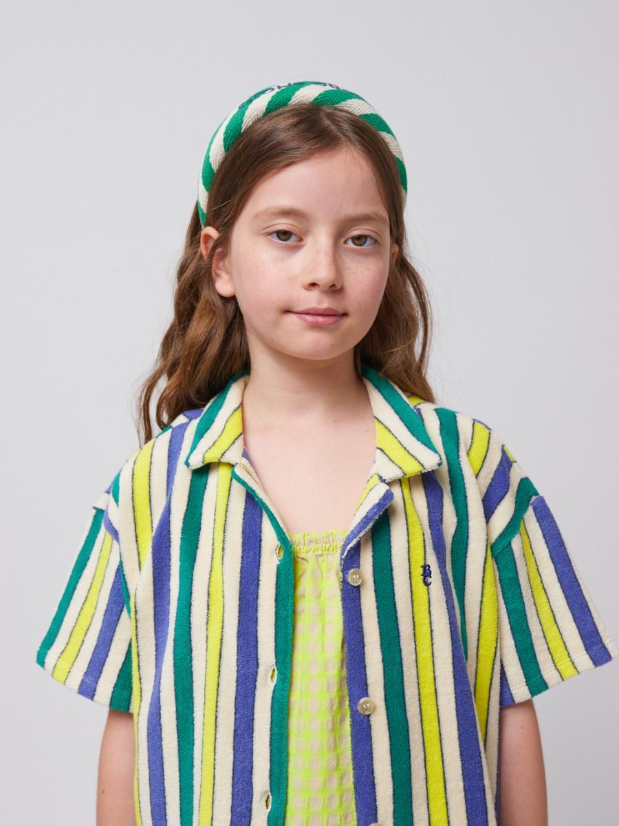 Shirt Terry cloth | Multicolor stripes | Bobo Choses