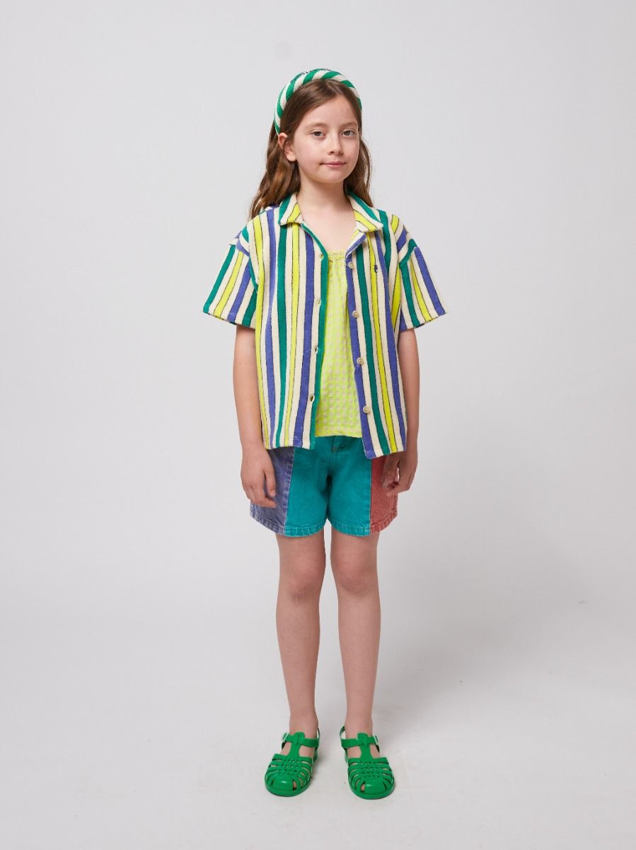 Shirt Terry cloth | Multicolor stripes | Bobo Choses