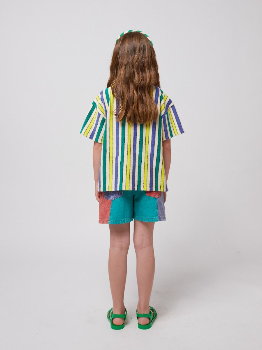 Shirt Terry cloth | Multicolor stripes | Bobo Choses