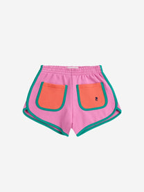Shorts Pink color block | Bobo Choses
