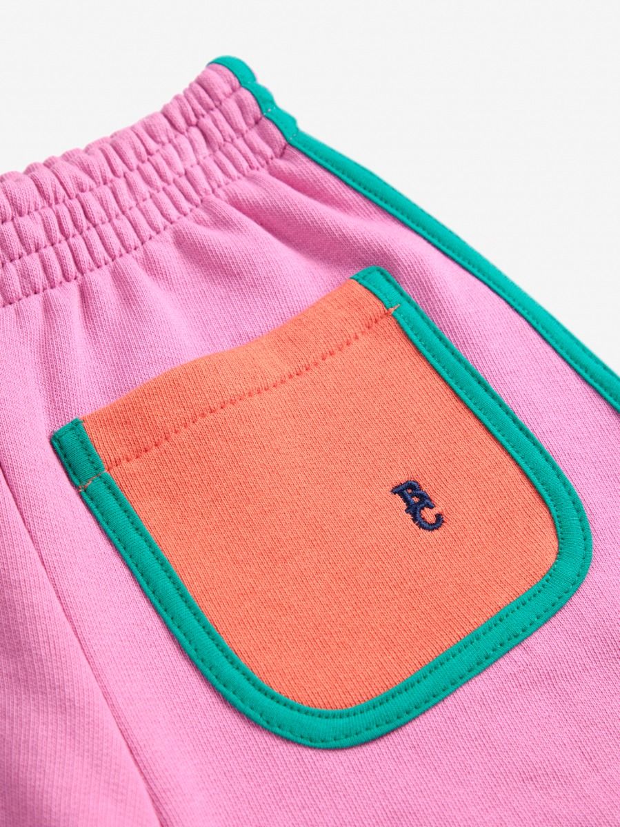 Shorts Pink color block | Bobo Choses