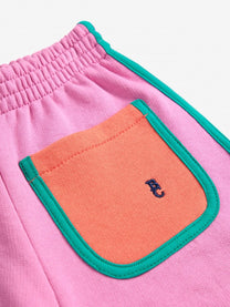 Shorts Pink color block | Bobo Choses
