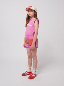 Shorts Pink color block | Bobo Choses