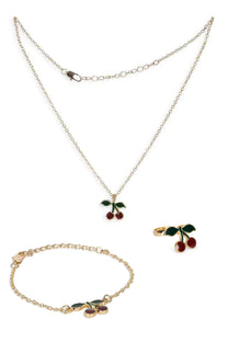 Jewelry set Cherry | Gold | Konges Slojd