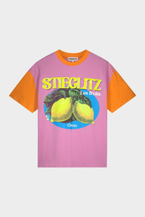 Simone oversized T-shirt | Pink | Stieglitz