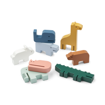 Stackable animals Thorkild | Blue multi mix | Liewood