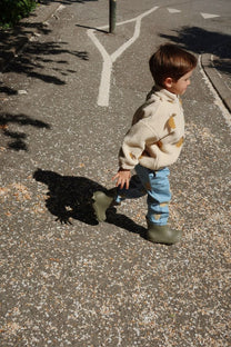 Teddy jacket Jody | Mon grand citron sage | Konges Slojd