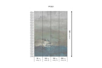 Behang Abstract | Blauw