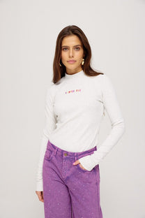 Top Jane | Grey melee | Harper & Yve