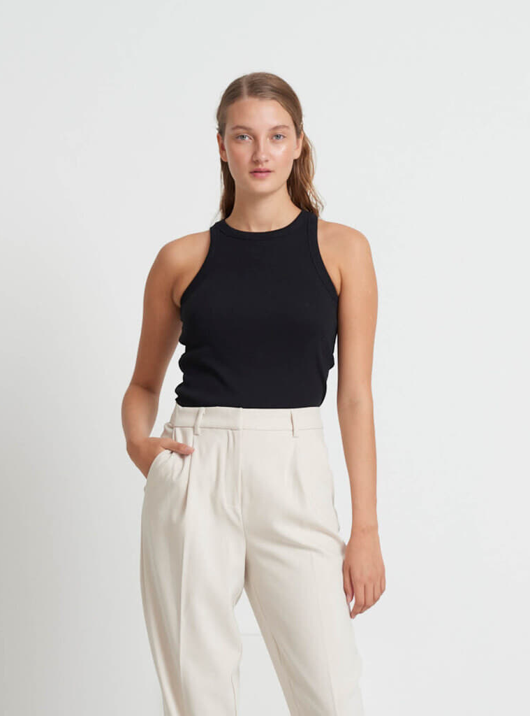 Katy Rib Tank top | Bruuns Bazaar