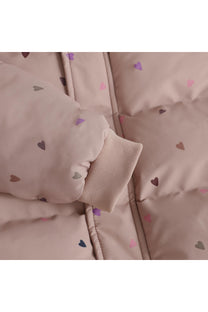 Winterjas Quilt AOP | Adobe Rose | En Fant