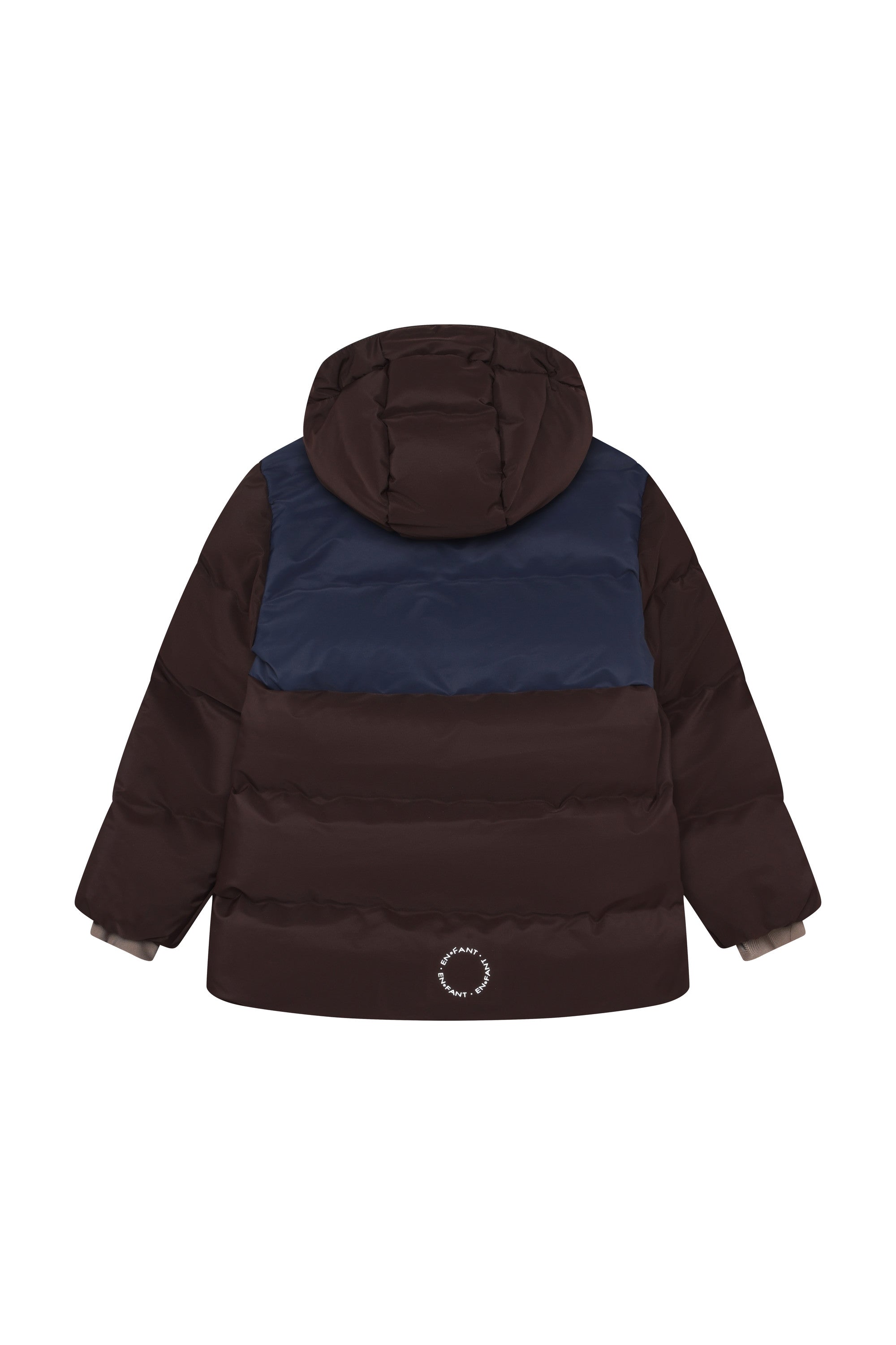 Winterjas Quilt, Colorblock | Coffee Bean | En Fant