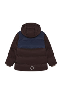 Winterjas Quilt, Colorblock | Coffee Bean | En Fant