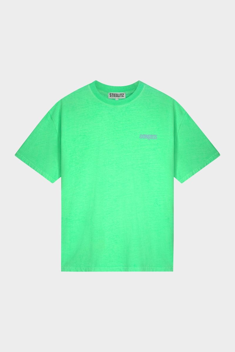 World of Stieg oversized T-shirt | Green | Stieglitz