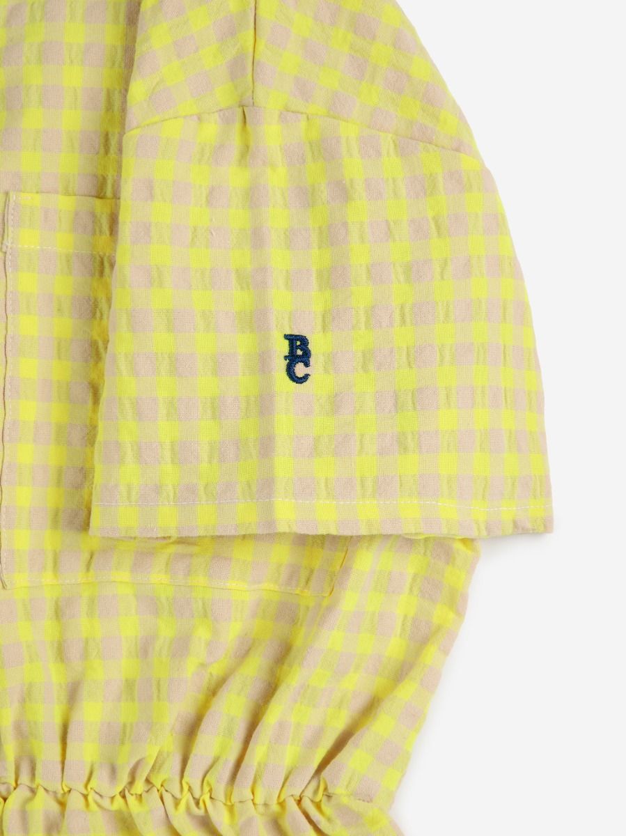 Woven playsuit Vichy | Bobo Choses