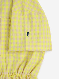 Woven playsuit Vichy | Bobo Choses