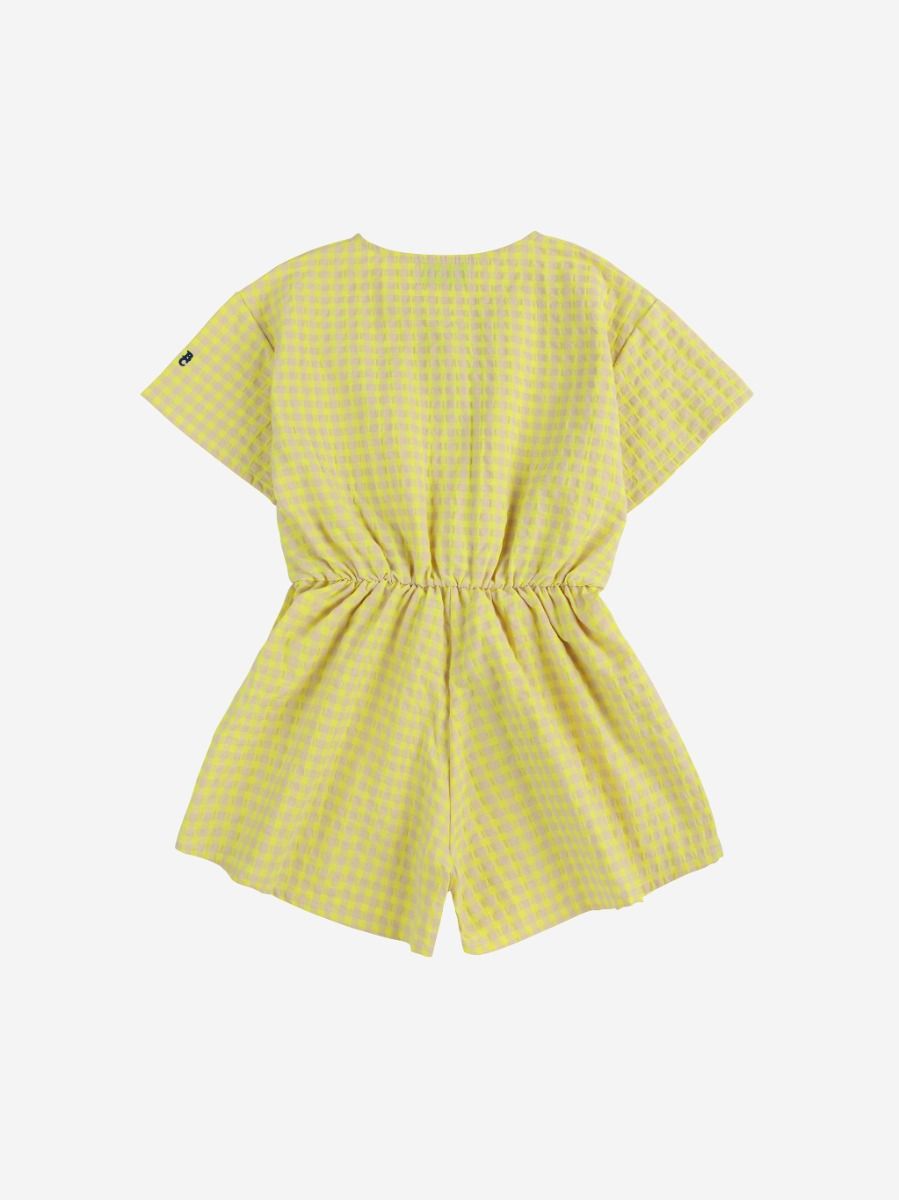 Woven playsuit Vichy | Bobo Choses