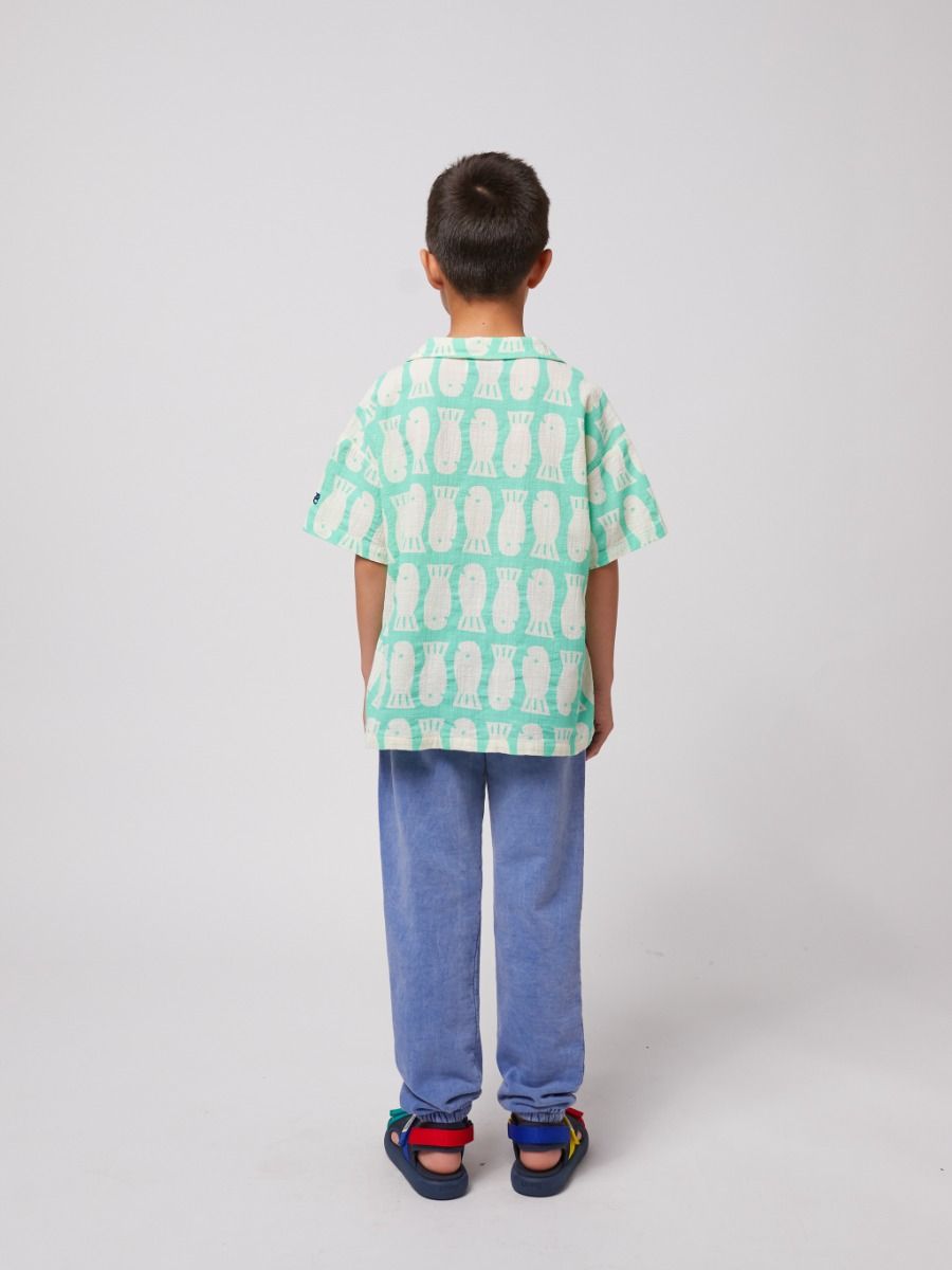 Woven shirt Lucky fish all over | Bobo Choses