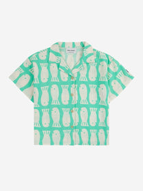 Woven shirt Lucky fish all over | Bobo Choses