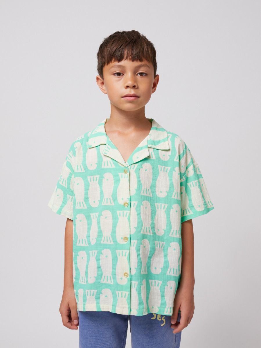 Woven shirt Lucky fish all over | Bobo Choses