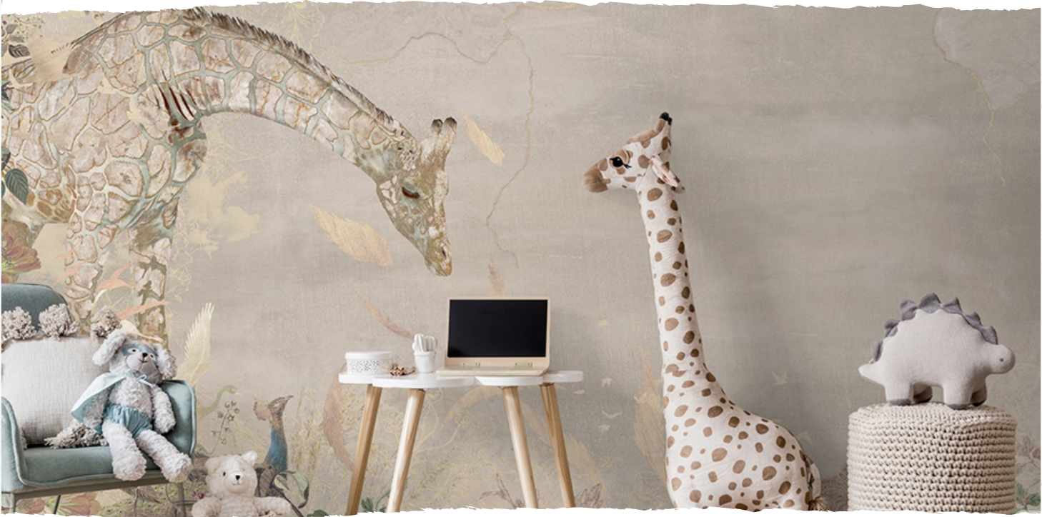 Giraffe behang review melissa