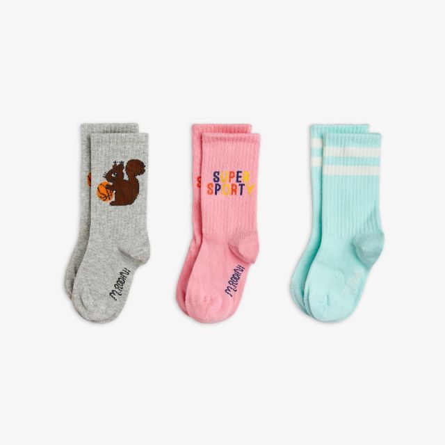 Super sporty socks 3-Pack | Multi | Mini Rodini 