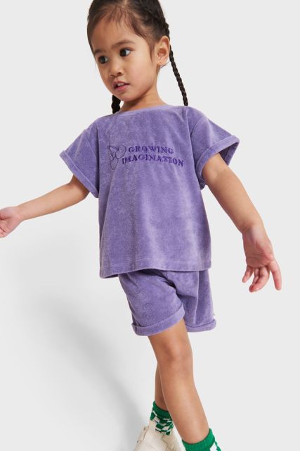 Short purple plush | Alix the label