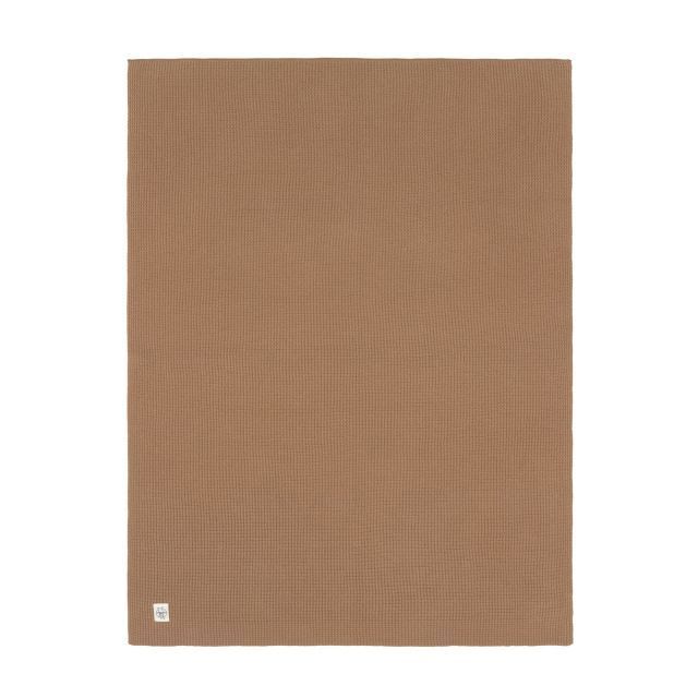 Babydeken | Nubs light brown | 80 x 100 cm | Lässig
