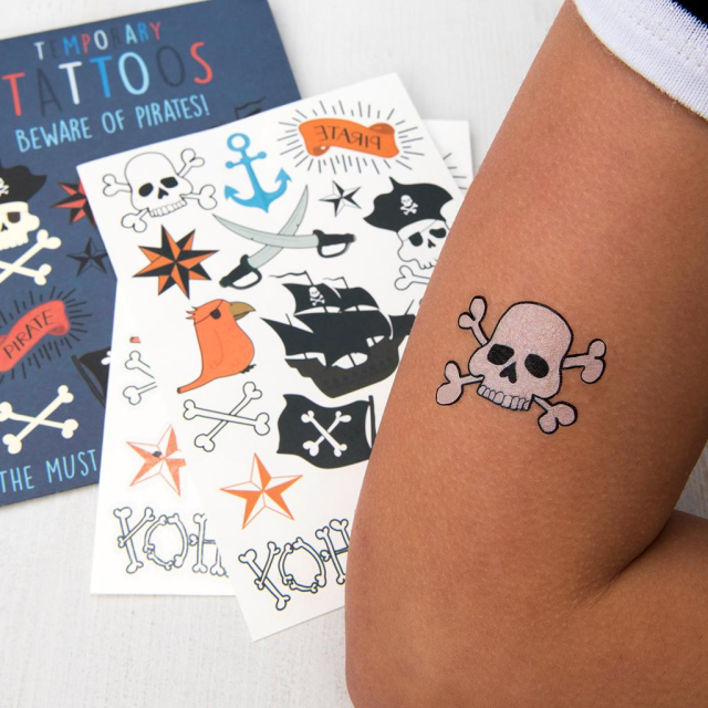 Tattoos piraten | 2 vellen