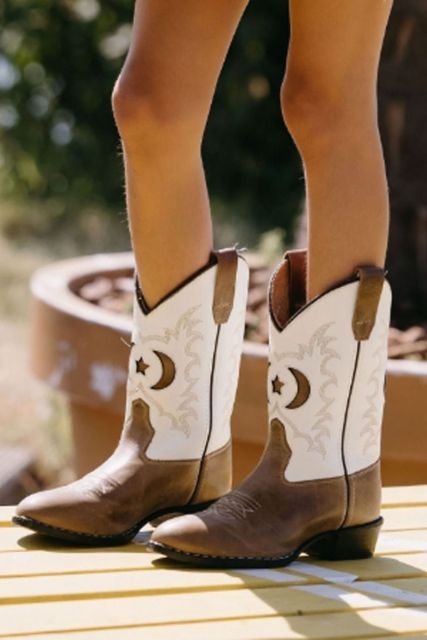 Cowboylaarzen Milkeyway | Kids | Brown/White | Bootstock