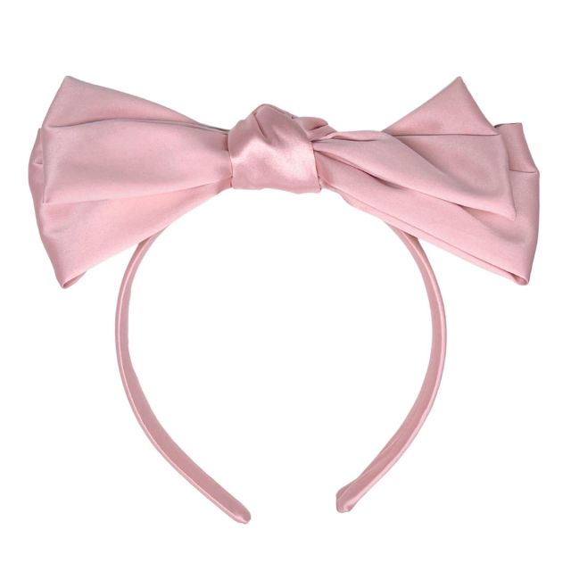 Haarband blush bow | Satin pink | Rockahula