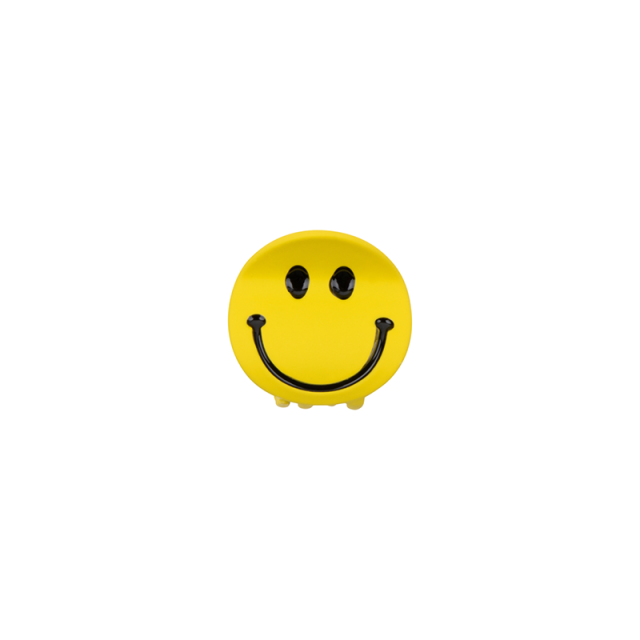 Haarclip Smiley | Yellow