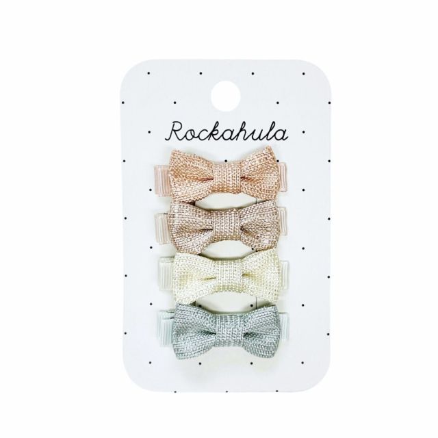 Haarknipjes Nordic Shimmer | 4 stuks mini | Rockahula