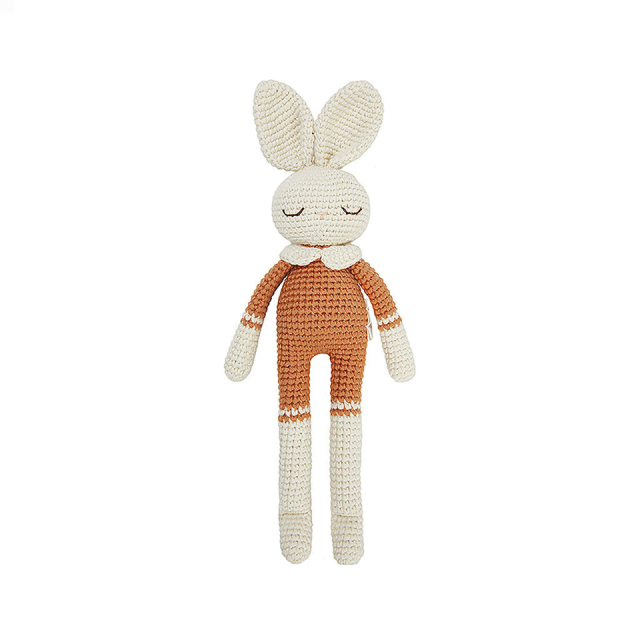Knuffel Bunny | Cream/terracotta | Patti Oslo