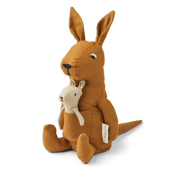 Knuffel Halfdan teddy | Kangaroo/golden caramel | Liewood