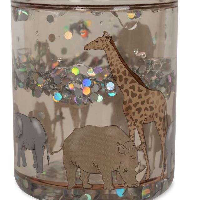 2-Pack Glitter cups | Safari | Konges Slojd 