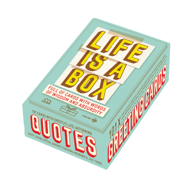 Life is a box | Engelse kaarten