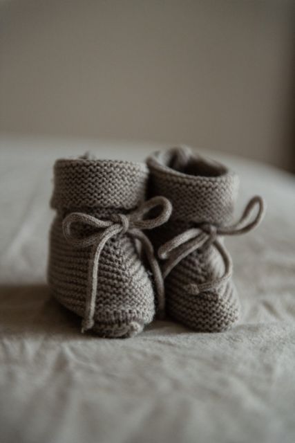 Knitted long booties | Mac Illusion