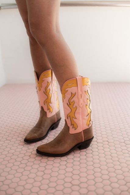 Cowboylaarzen Candy Brown | Dames | Multicolor | Bootstock