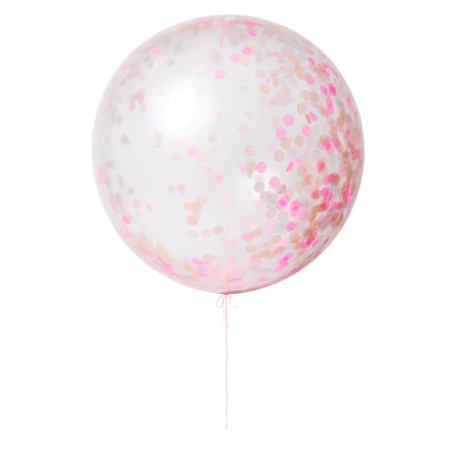 XL confetti ballonnen Ø90cm 3 stuks | Meri Meri