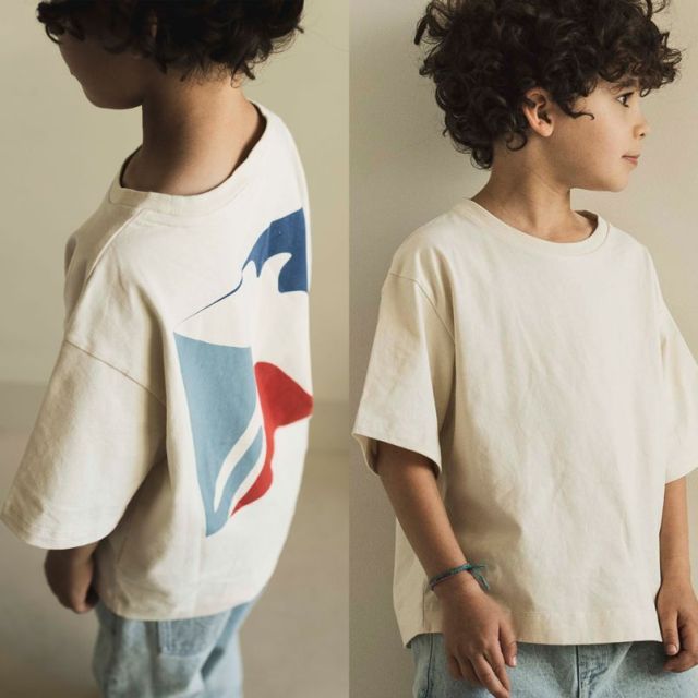 Oversized shirt Mase | Pebble ecru | Jenest