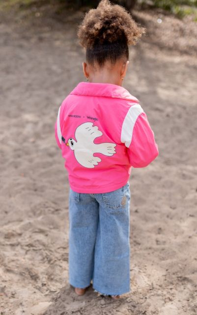 Peace Jacket | Pink | Mini Rodini x Wrangler