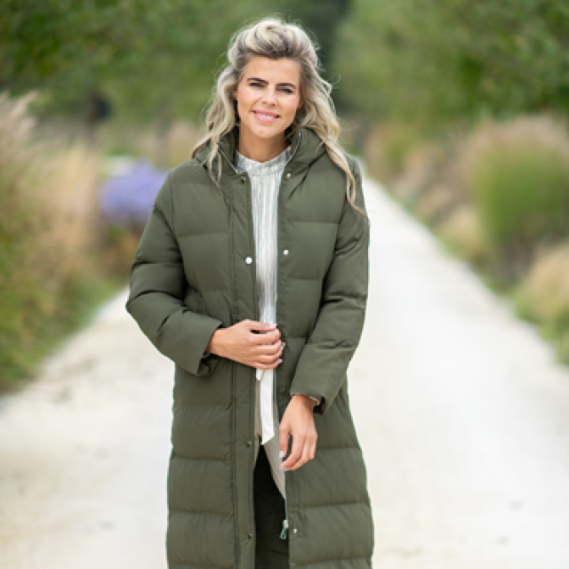 Puffer jacket Femme | Groen