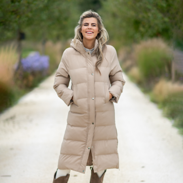 Puffer jacket Femme | Taupe