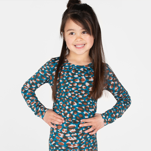 Scatchy Dots | Top | Blue
